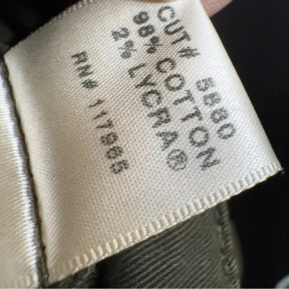 J Brand Olive Green Cargo Pants Zipper Ankle Slim Fit Size 27 - Picture 6 of 9